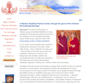 Tablet Screenshot of dharmafellowship.org